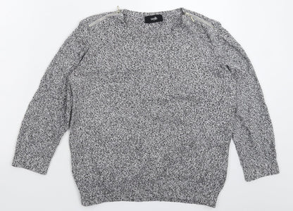Womens UK Size S Wallis Grey Pullover Jumper