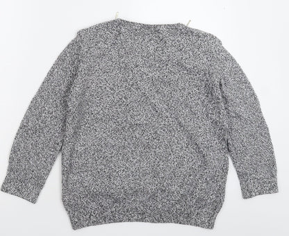 Womens UK Size S Wallis Grey Pullover Jumper
