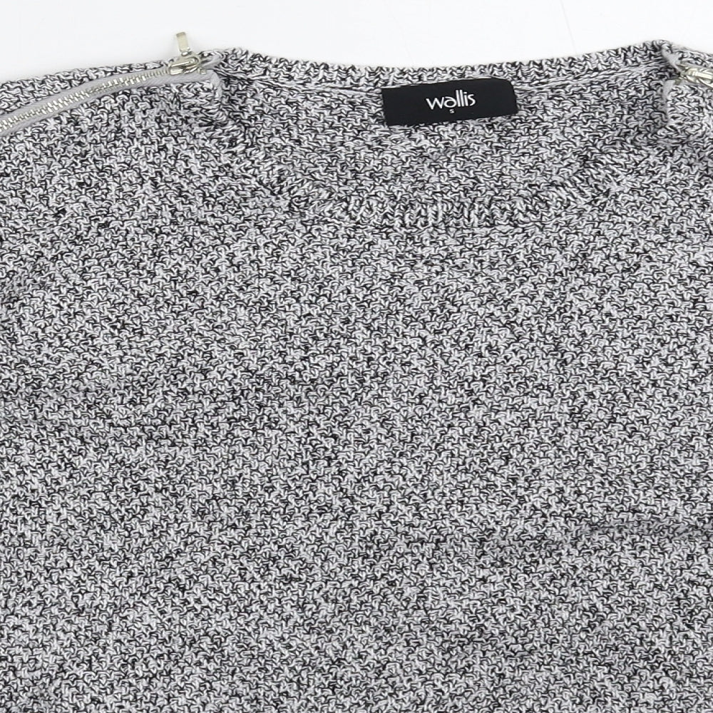 Womens UK Size S Wallis Grey Pullover Jumper