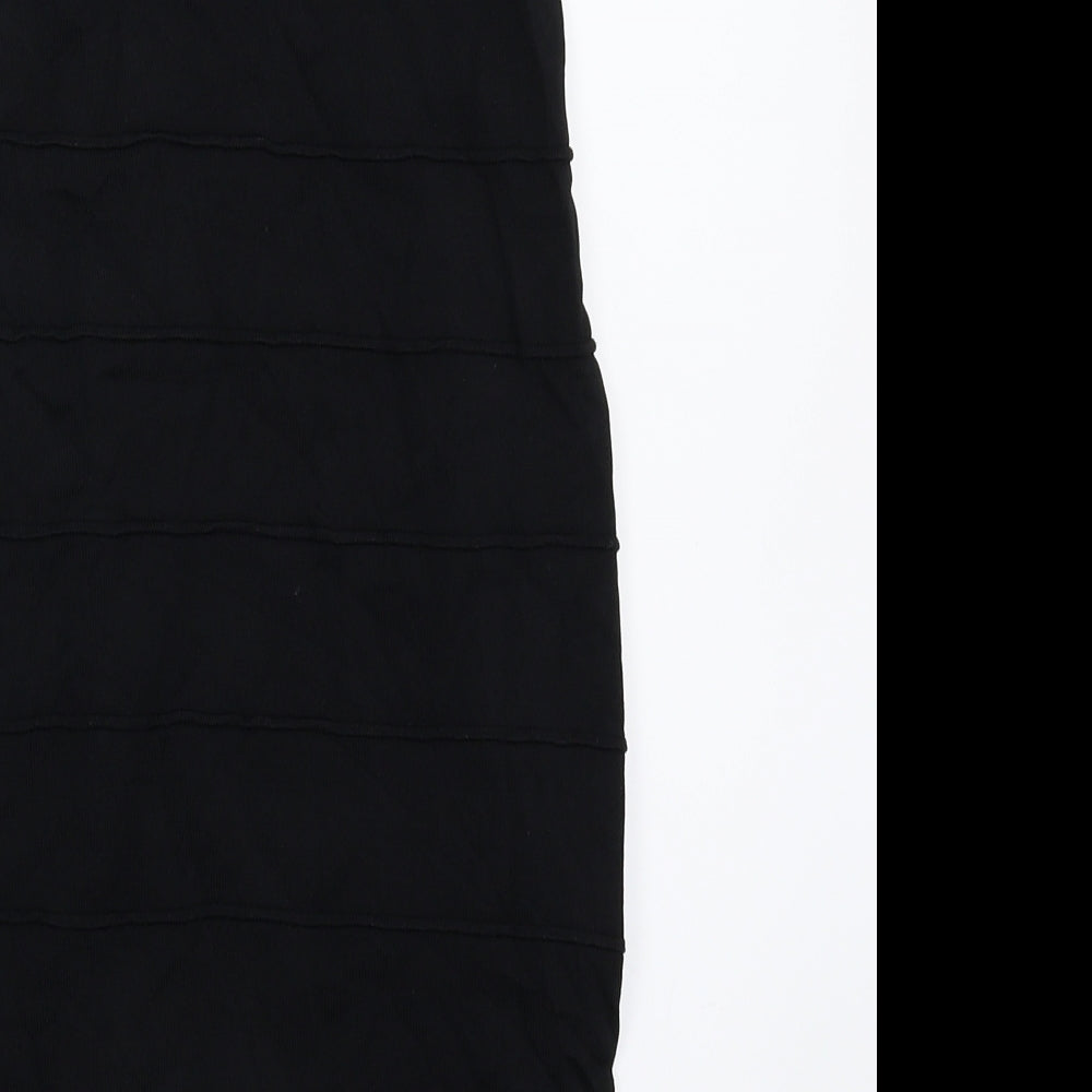 H&M Womens Black Striped  Bodycon  Size XS