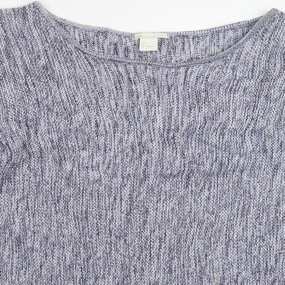 Womens UK Size L H&M Blue Pullover Jumper
