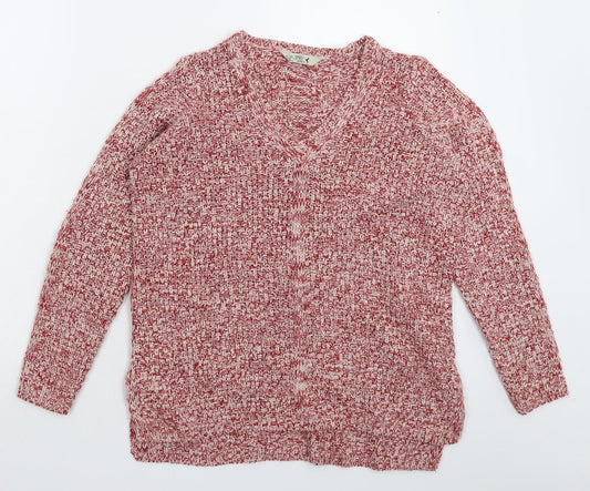 Womens UK Size 10 M&Co Pink Pullover Jumper