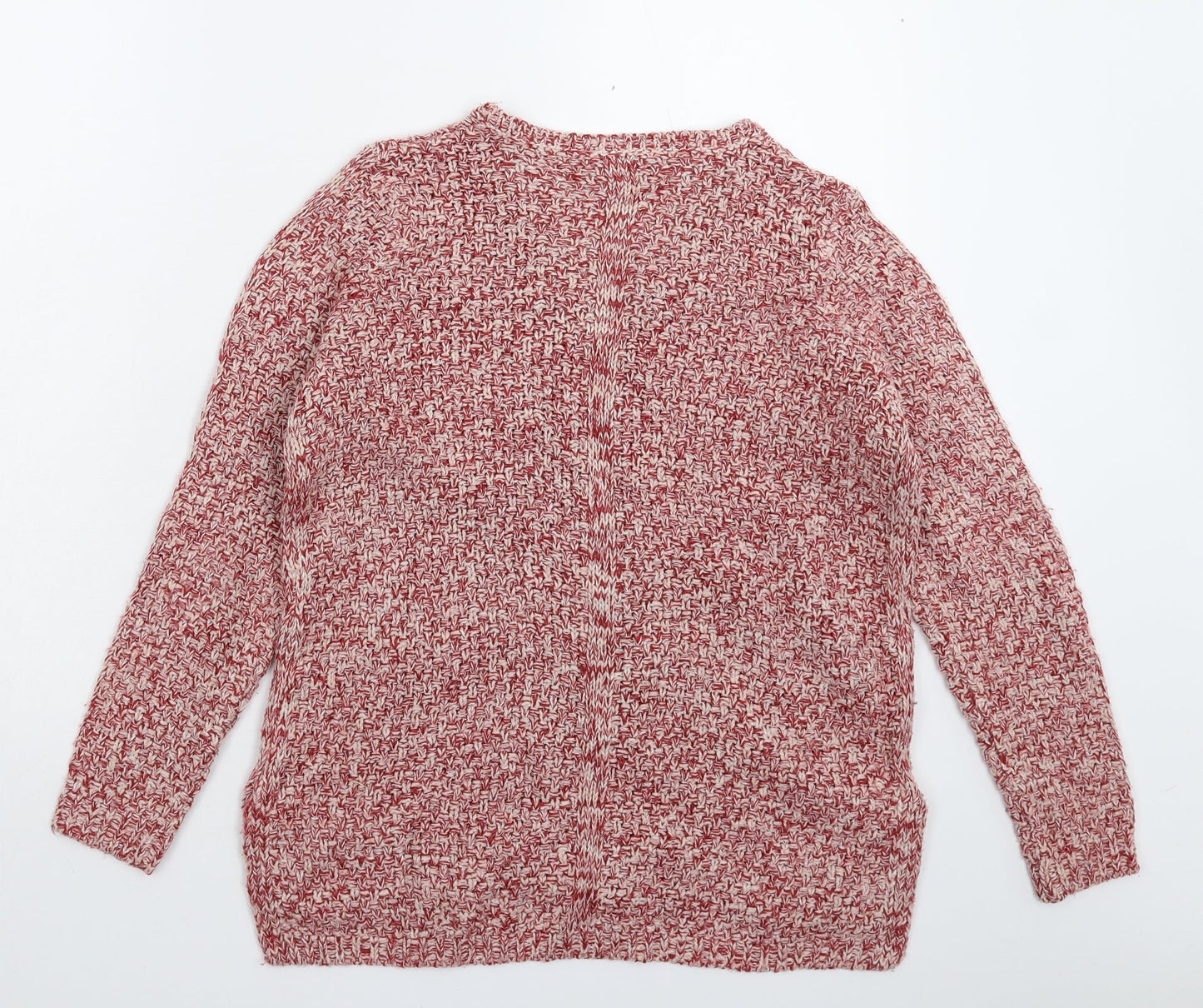 Womens UK Size 10 M&Co Pink Pullover Jumper