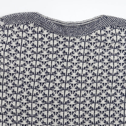 Womens UK Size 14 Marks and Spencer White Pullover Jumper