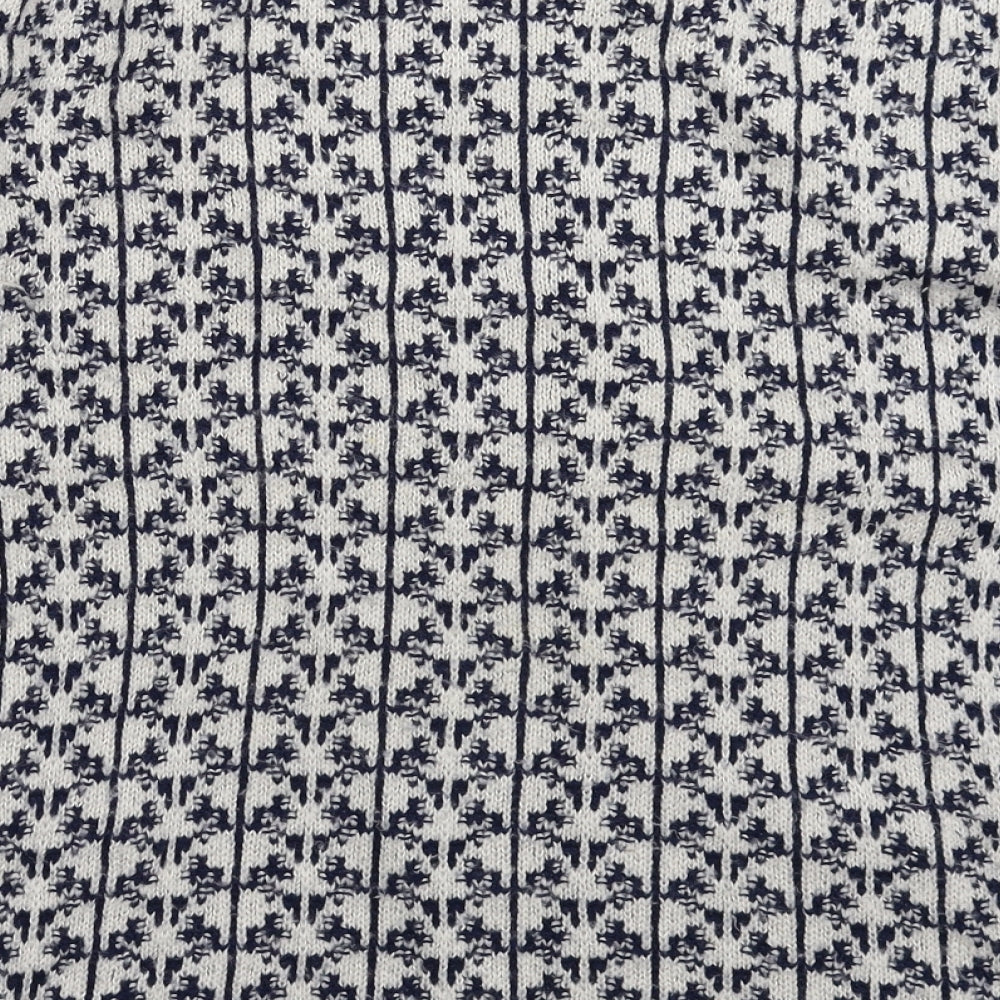 Womens UK Size 14 Marks and Spencer White Pullover Jumper