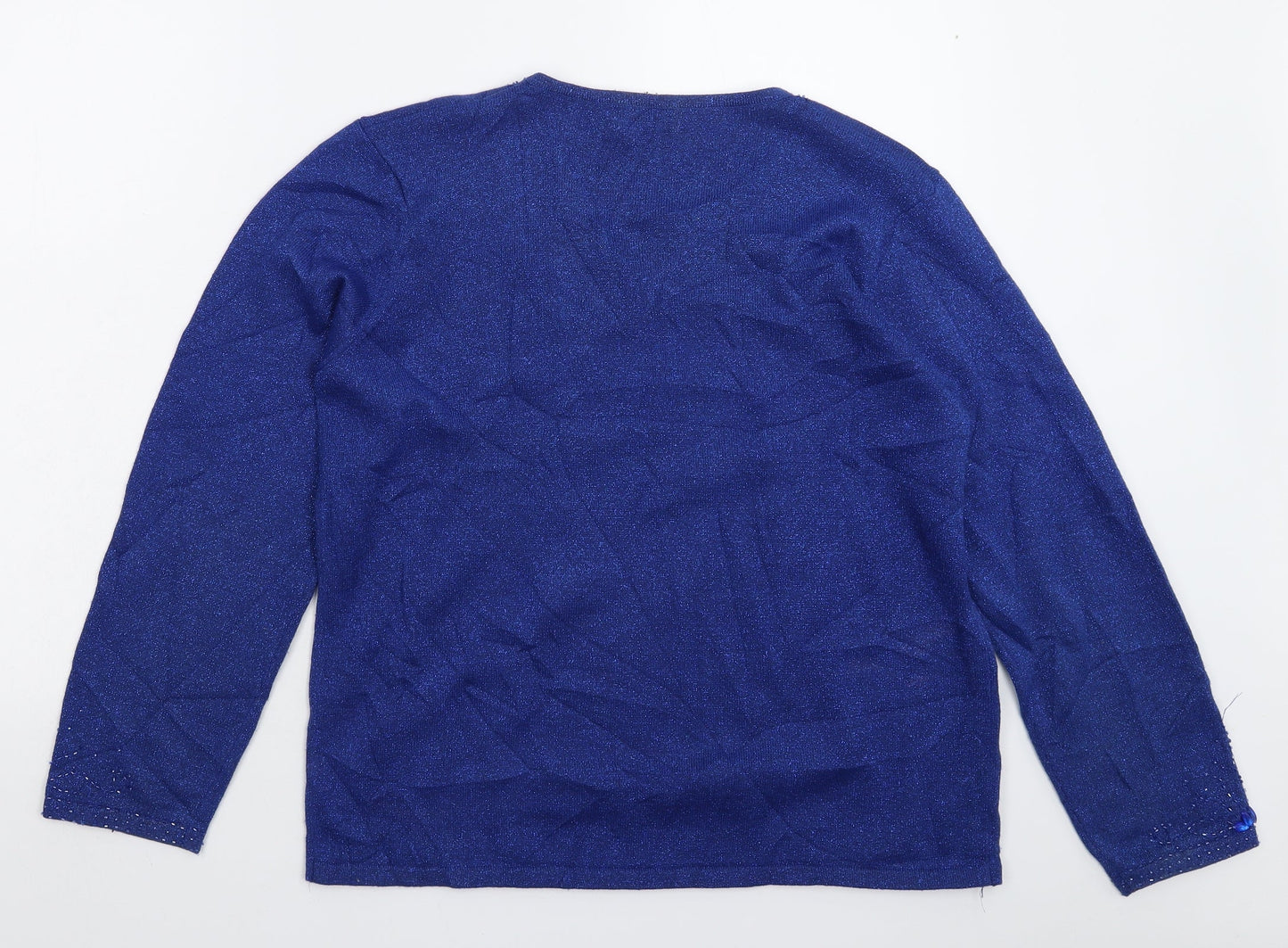 Womens UK Size M Bonmarché Blue Pullover Jumper