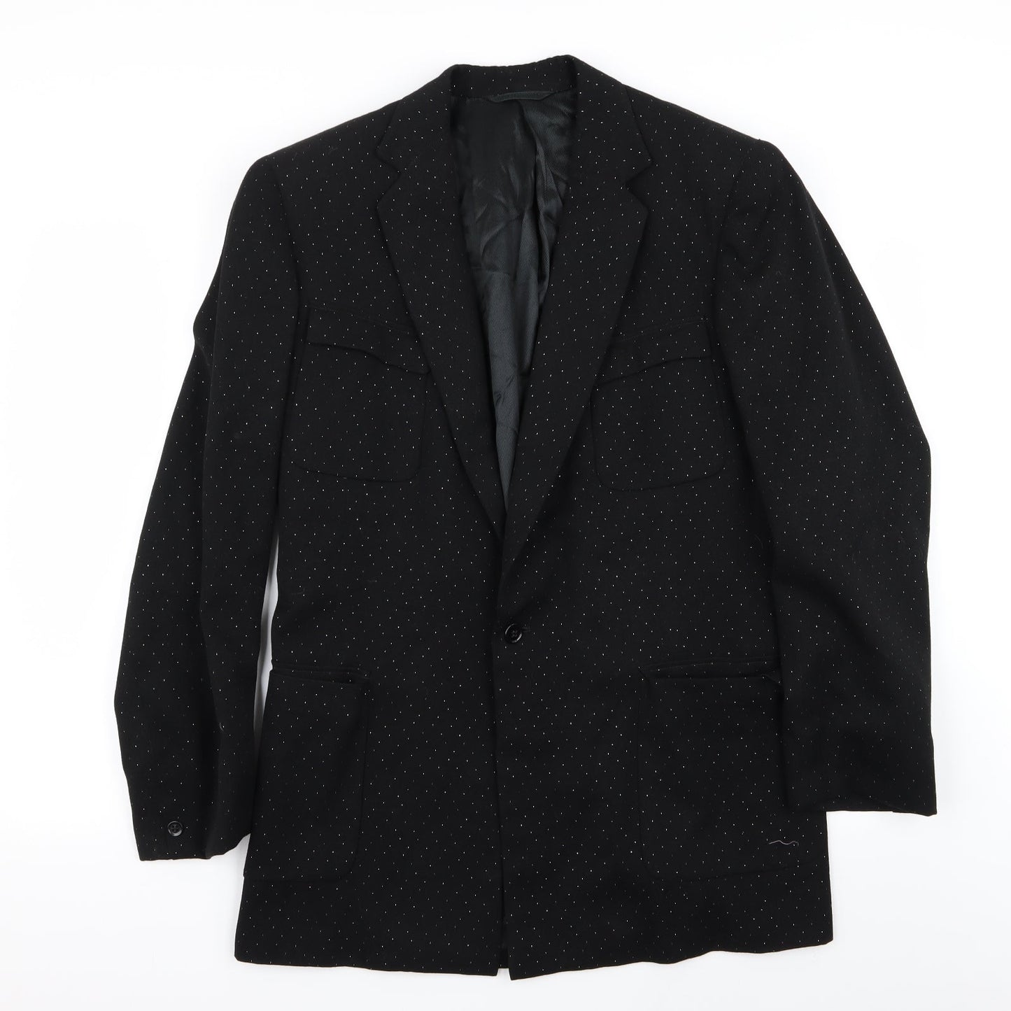 thispoons liverpool home Mens Black Polka Dot  Jacket Blazer Size 38