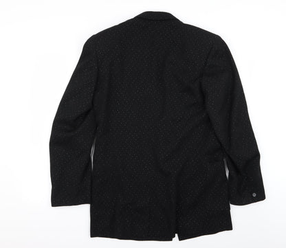 thispoons liverpool home Mens Black Polka Dot  Jacket Blazer Size 38