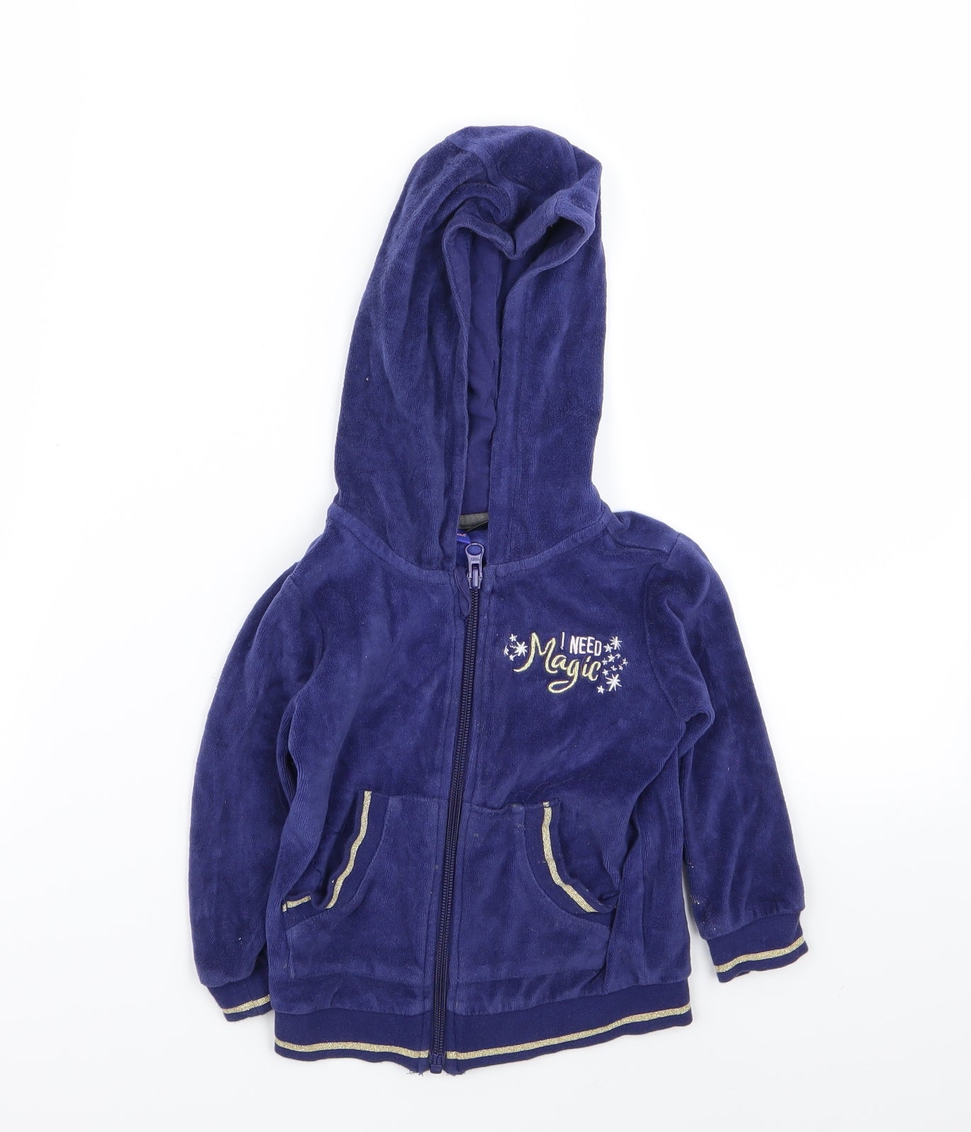 lupiluu Girls Blue   Full Zip Jumper Size 18-24 Months