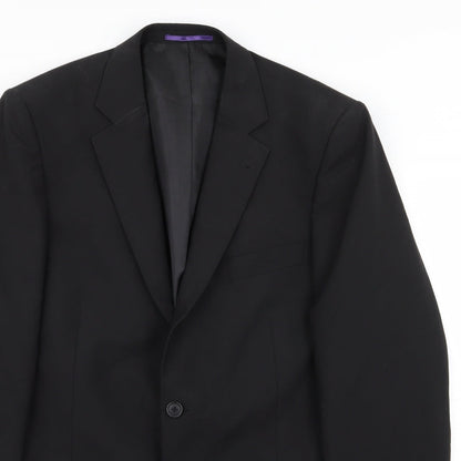 Mens UK Size 40 Taylor & Wright Regular Black Suit Jacket