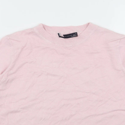 M&S Womens Pink   Basic T-Shirt Size 10