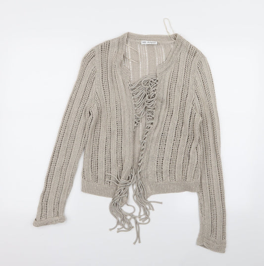 Marks & Spencer Womens Brown   Cardigan Jumper Size 14