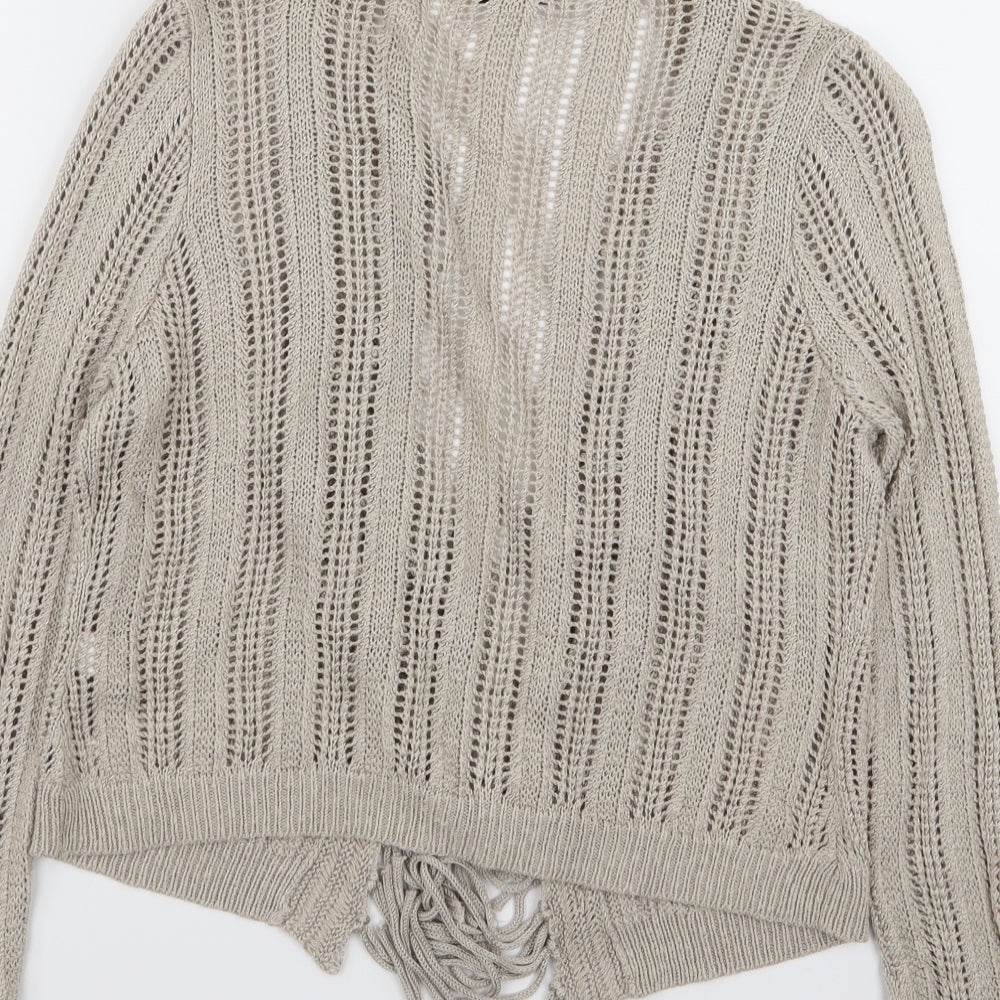M&S Womens Brown   Cardigan Jumper Size 14