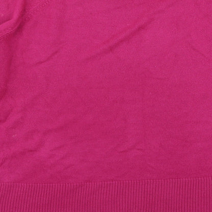 Classic Womens Pink   Pullover Jumper Size XL
