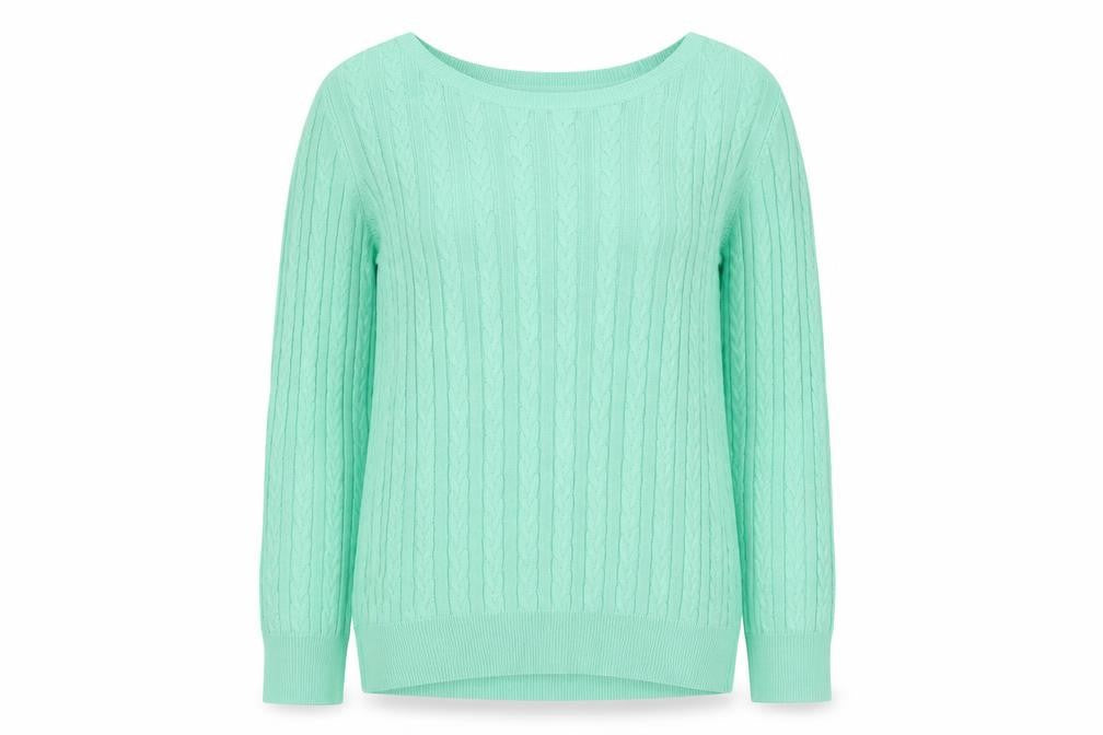 Womens UK Size S H&M Green Pullover Jumper