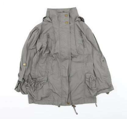 Womens UK Size 8 New Look Grey Jacket