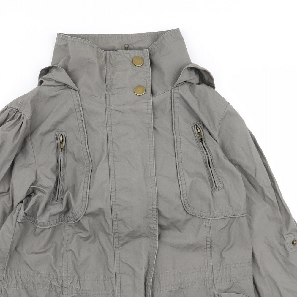 Womens UK Size 8 New Look Grey Jacket