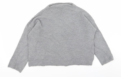 Womens UK Size M H&M Grey Pullover Jumper