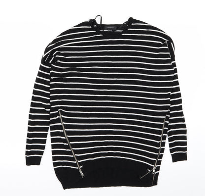 Primark Womens Multicoloured Striped  Pullover Jumper Size 10