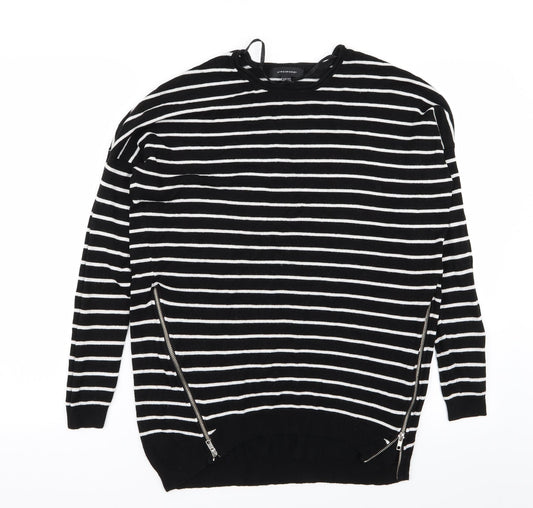 Primark Womens Multicoloured Striped  Pullover Jumper Size 10