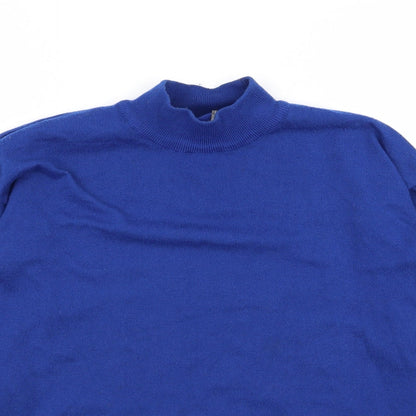 Womens UK Size S Matalan Blue Basic T-Shirt