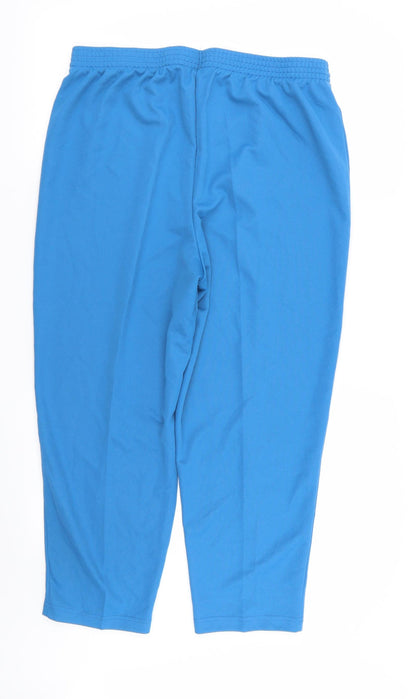 Womens UK Size 18 slimma Regular Fit  Blue Trousers
