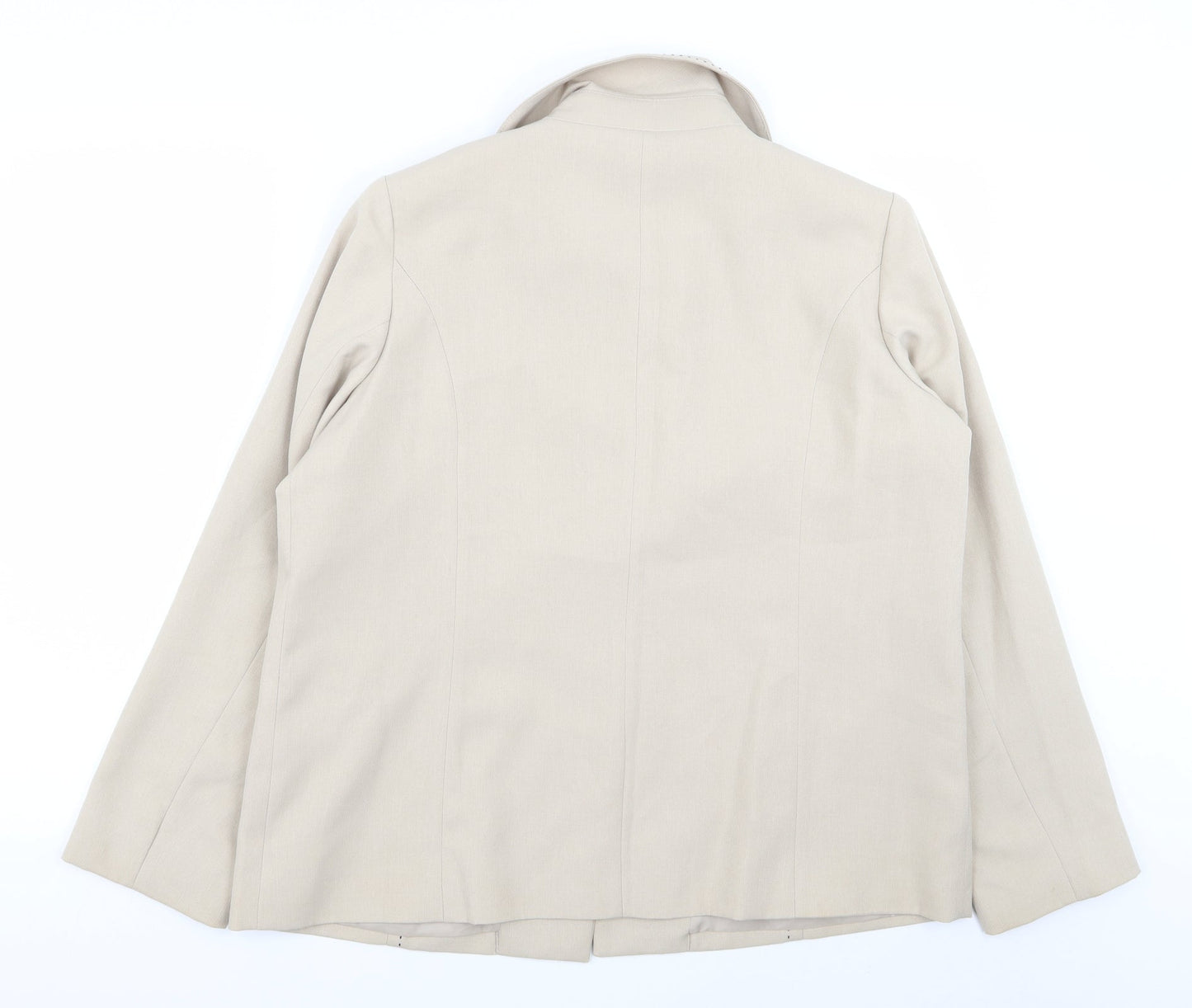 Womens UK Size 16 Wardrobe Regular Beige Blazer