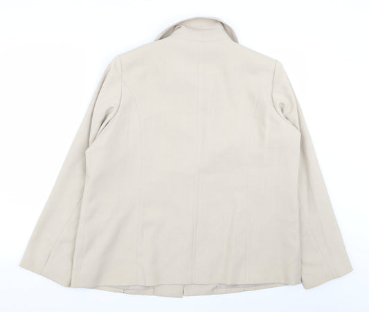 Womens UK Size 16 Wardrobe Regular Beige Blazer