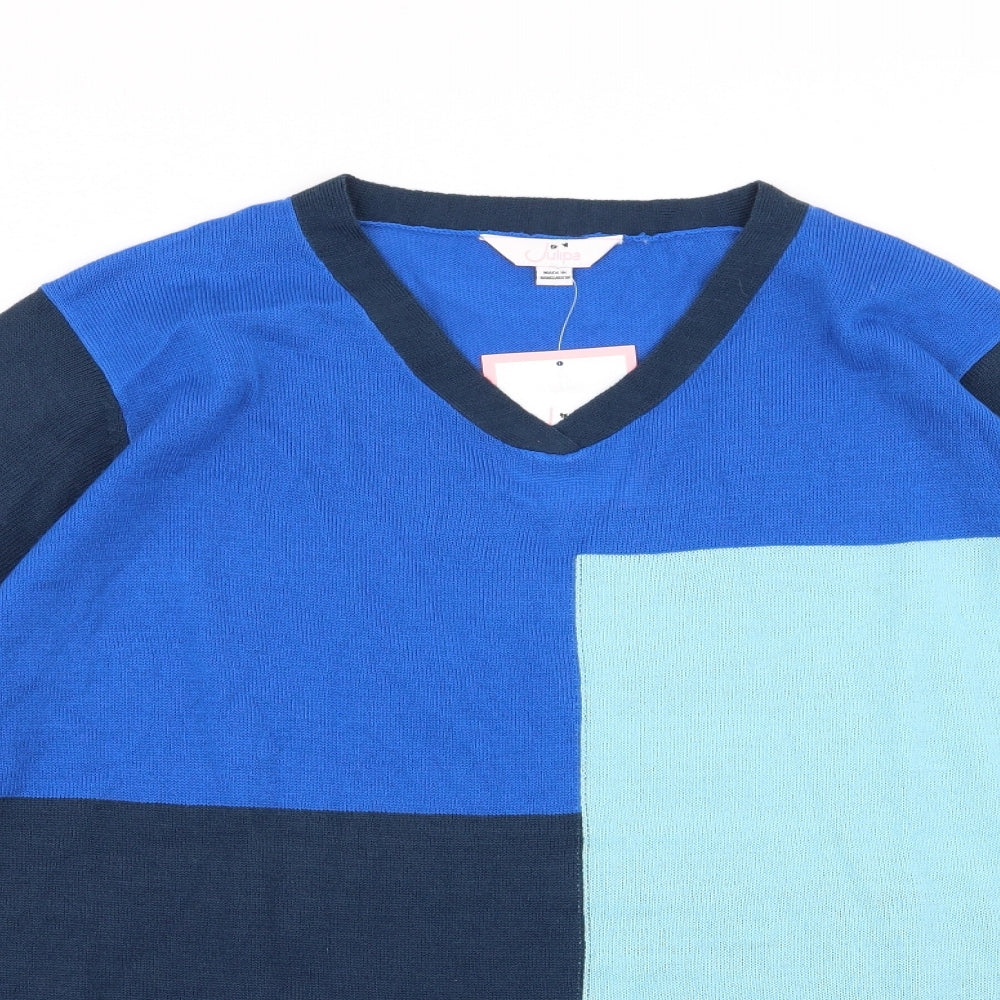 Womens UK Size 20 julipa Multicoloured Pullover Jumper
