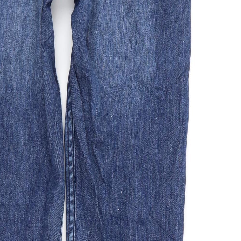 Womens UK Size 8 H&M Regular Fit Skinny Blue Jeans