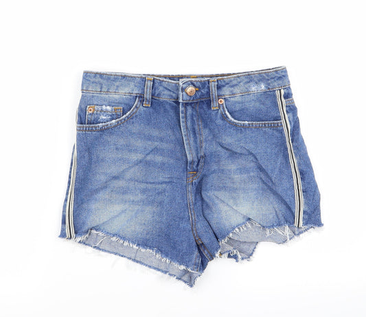 New Look Womens Blue   Hot Pants Shorts Size 8