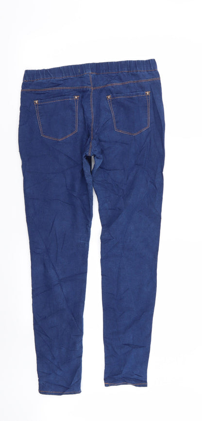 Womens UK Size 10 denim and co  Jegging Blue Leggings