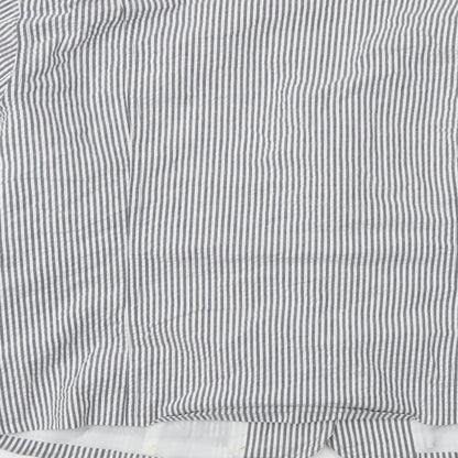 STUDIO  Womens Grey Striped  Jacket Blazer Size 14