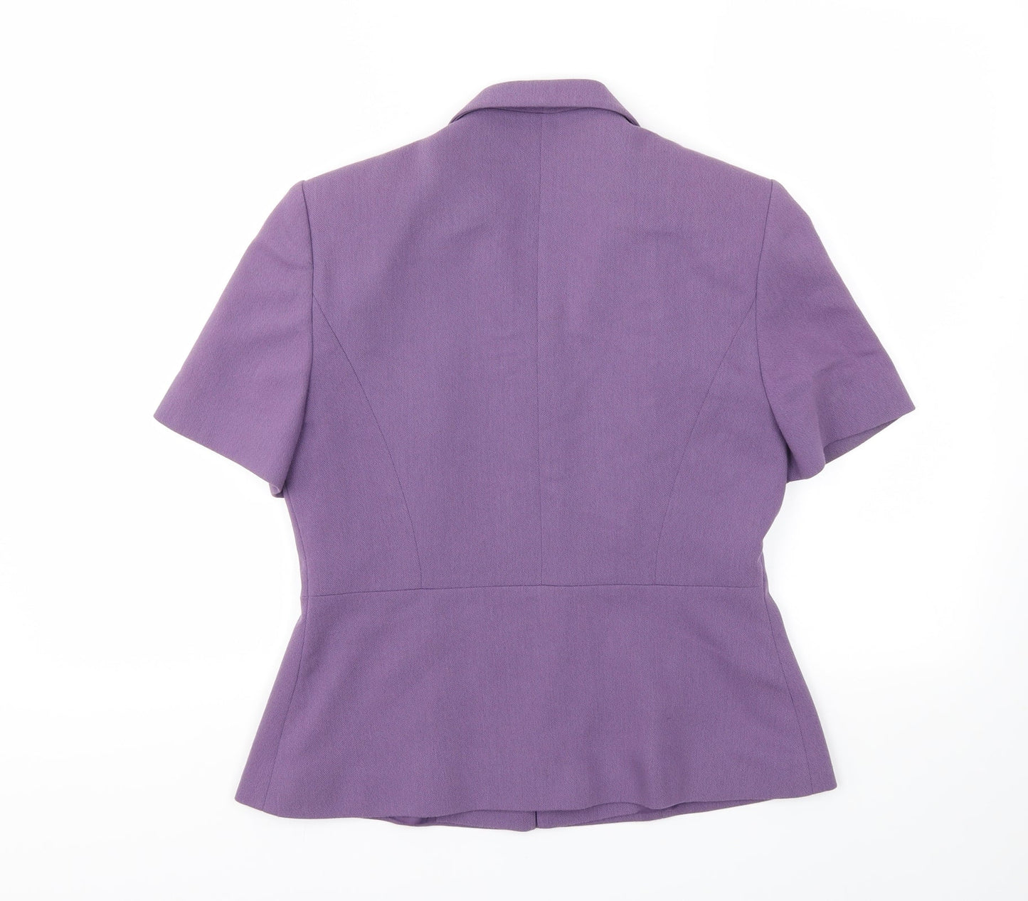 Womens UK Size 10 Richards Purple Basic Blouse