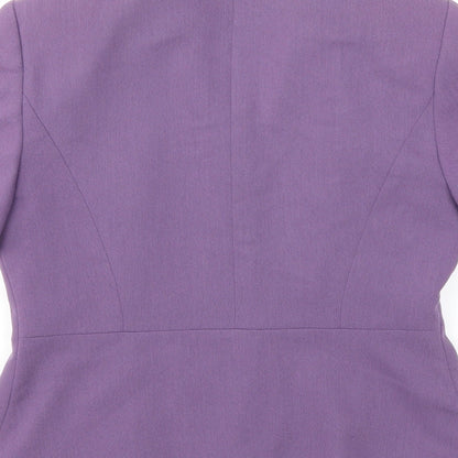 Womens UK Size 10 Richards Purple Basic Blouse