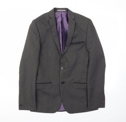 Additional front view of Red Herring men’s grey jacket blazer, size 36
