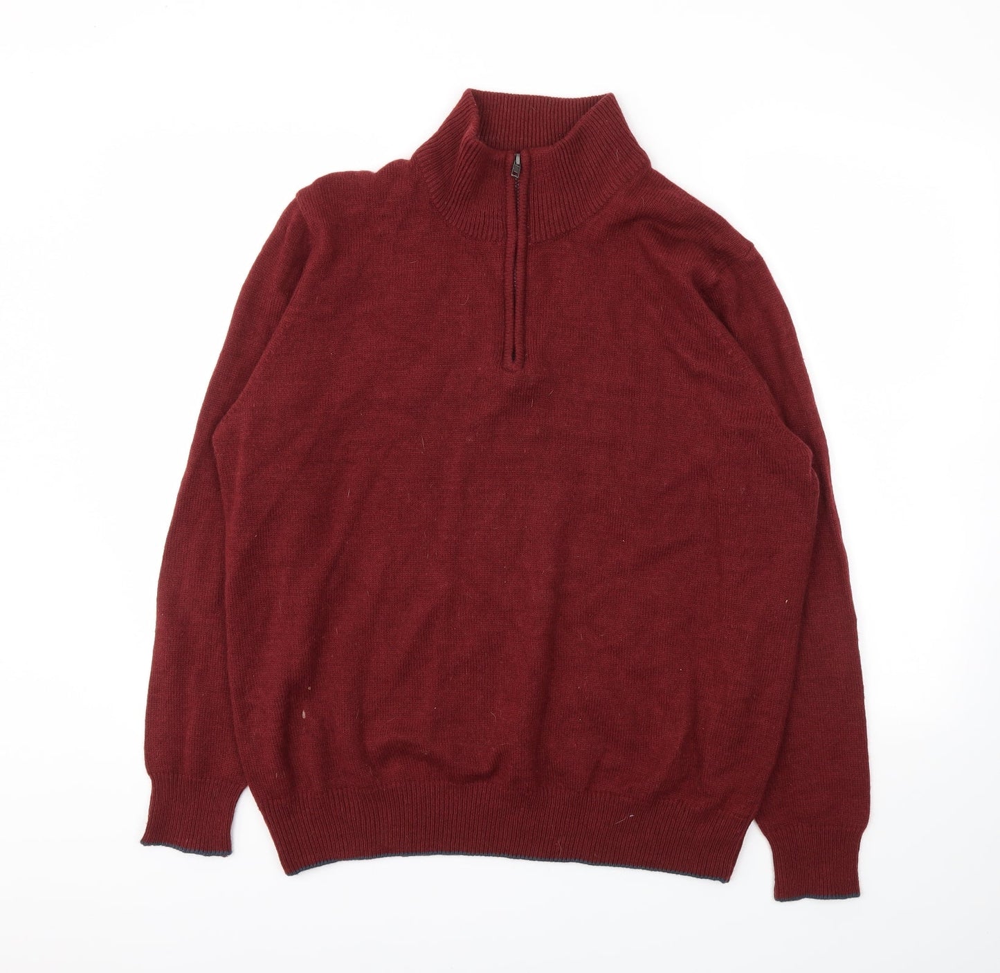 Mens UK Size XL PEP&CO Red Pullover Sweatshirt