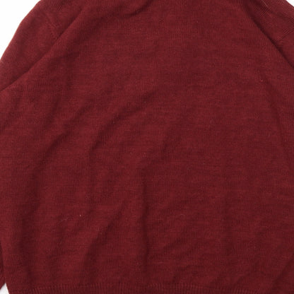 Mens UK Size XL PEP&CO Red Pullover Sweatshirt