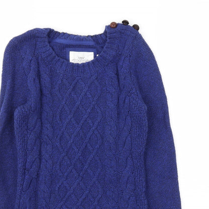 Womens UK Size XS LOGG Blue Pullover Jumper