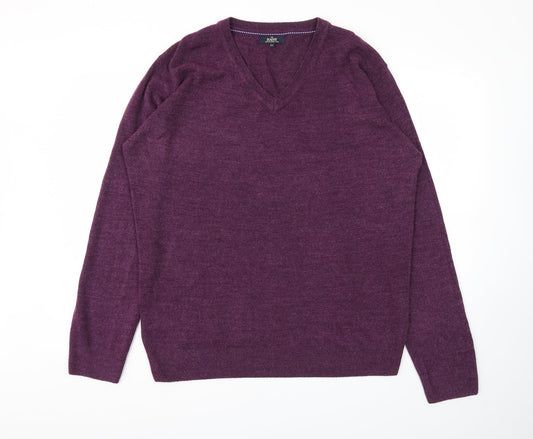 Mens UK Size XL Easy Purple Pullover Sweatshirt