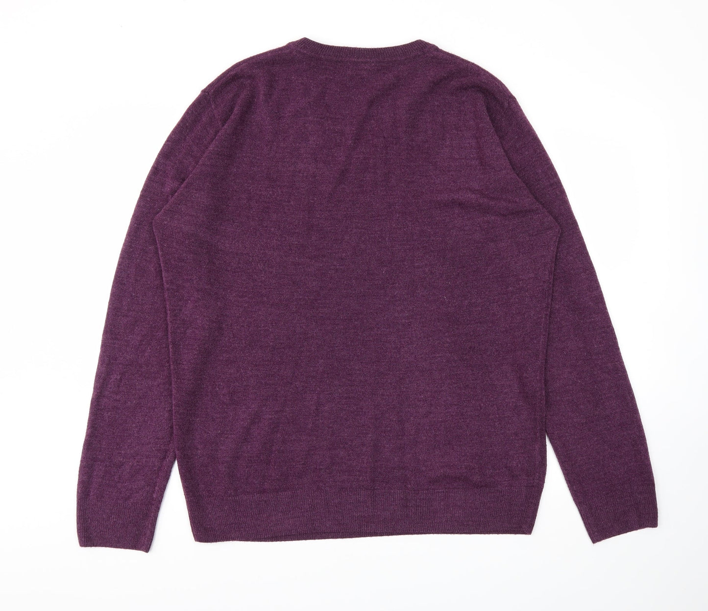 Mens UK Size XL Easy Purple Pullover Sweatshirt