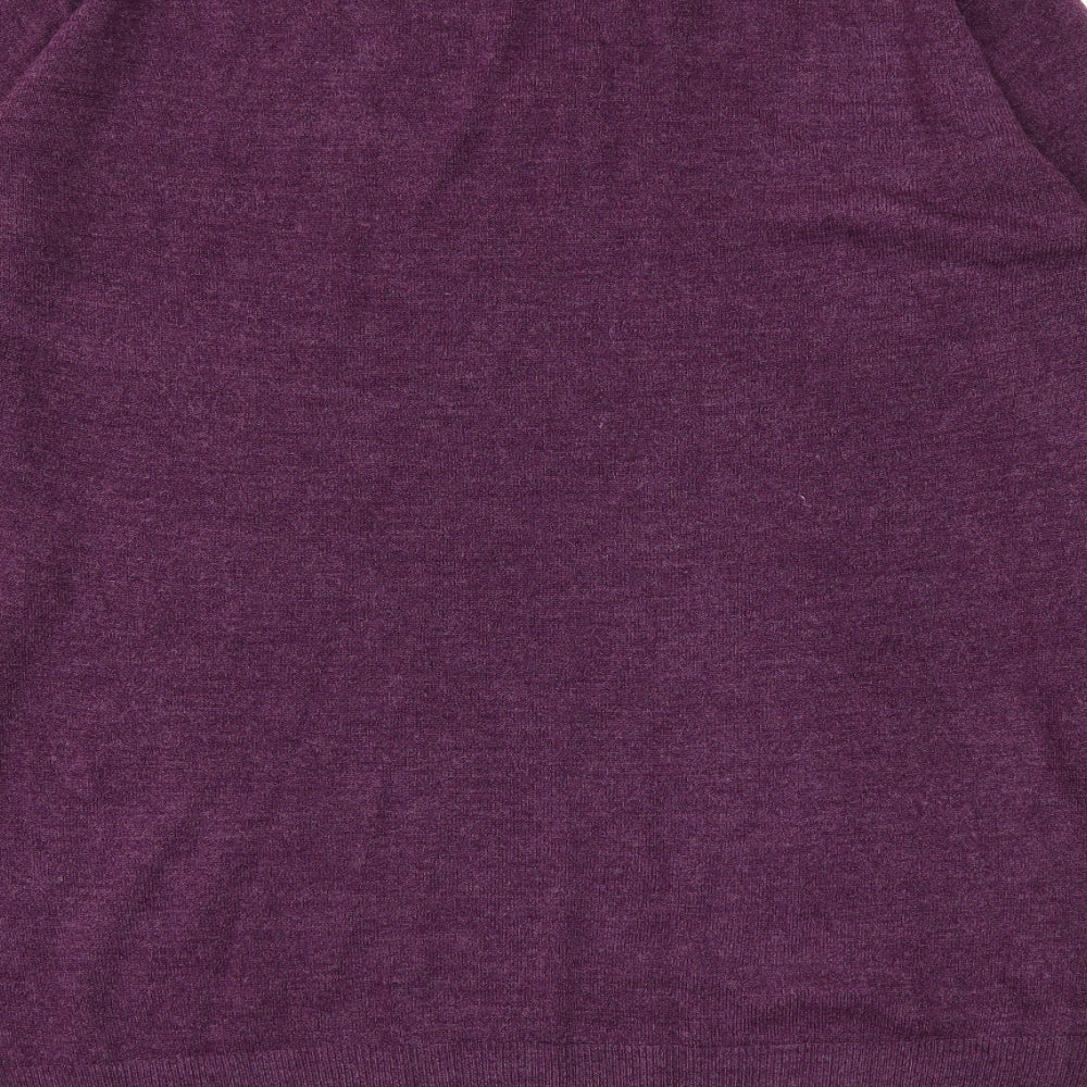 Mens UK Size XL Easy Purple Pullover Sweatshirt