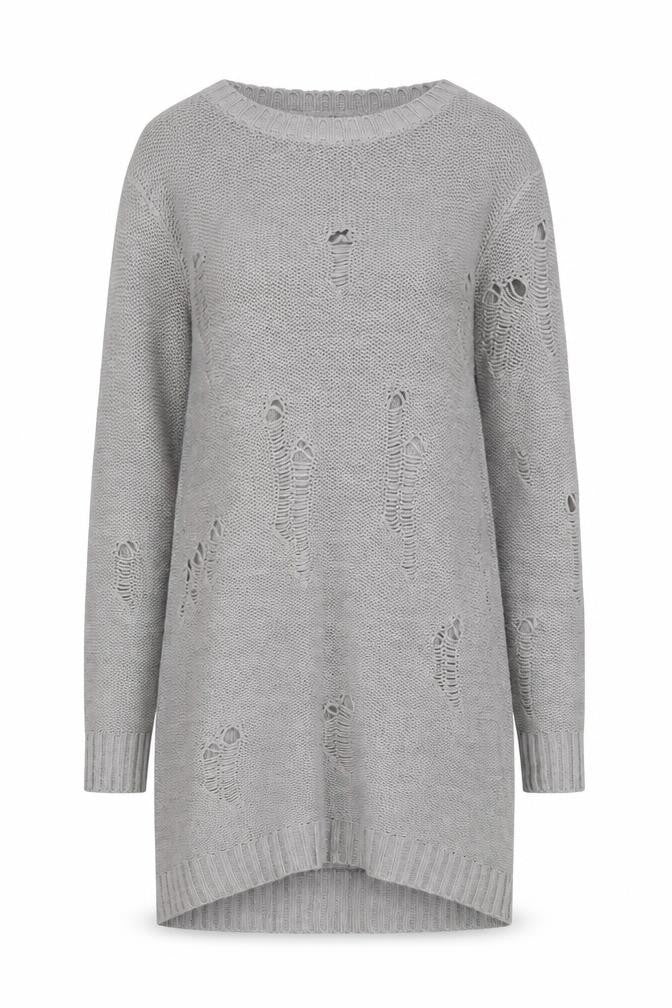 Womens UK Size 10 Select Grey Pullover Jumper