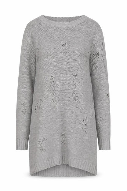 Womens UK Size 10 Select Grey Pullover Jumper