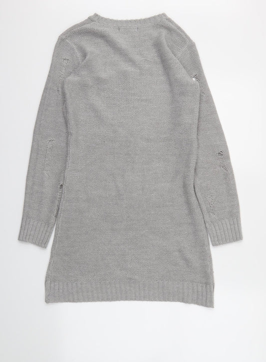 Womens UK Size 10 Select Grey Pullover Jumper