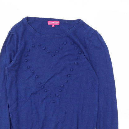 love knitwear Womens Blue   Pullover Sweatshirt Size 10