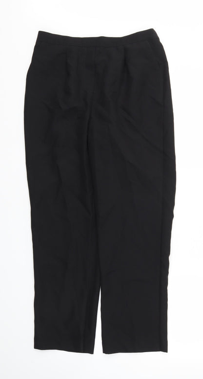 Bonmarché Womens Black   Trousers  Size 12 L26 in - Stretch waistband