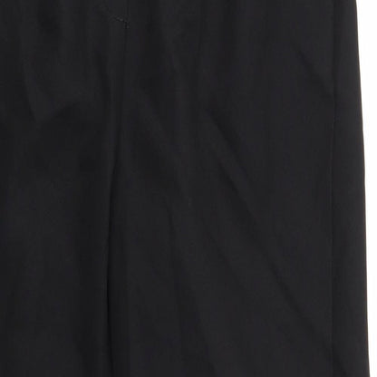 Bonmarché Womens Black   Trousers  Size 12 L26 in - Stretch waistband