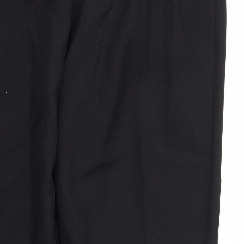 Bonmarché Womens Black   Trousers  Size 12 L26 in - Stretch waistband
