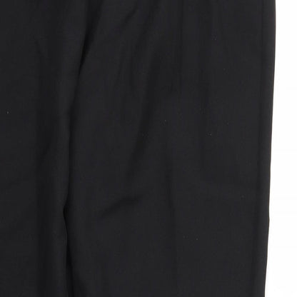 Bonmarché Womens Black   Trousers  Size 12 L26 in - Stretch waistband